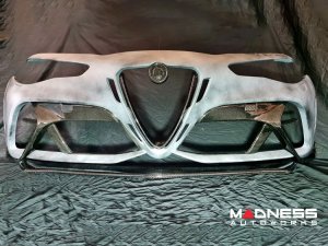 Alfa Romeo Giulia Quadrifoglio GTAm Conversion Kit by PariS'5 GaraGe - Complete Kit - FRP/ Carbon Fiber Combo Alfa Romeo Giulia Quadrifoglio GTAm Conversion Kit by PariS'5 GaraGe - Complete Kit - FRP/ Carbon Fiber Combo